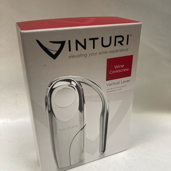 VINTURI Wine Corkscrew Vertical Lever Opener - Picture 3 of 4